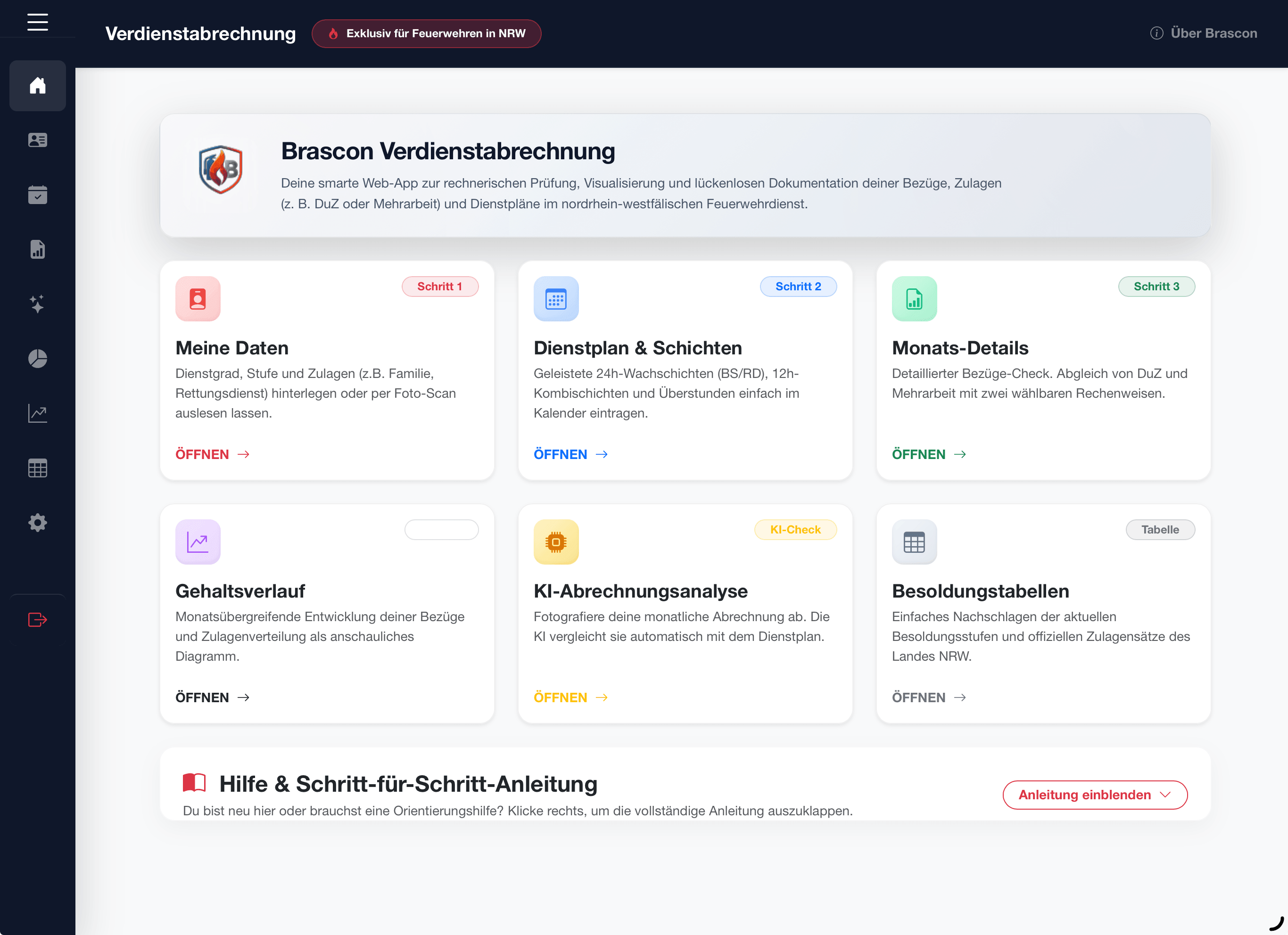 Brascon Verdienstabrechnung Desktop Version
